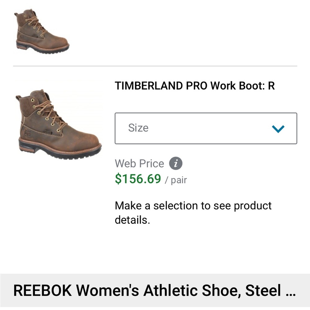 Steel toe boots